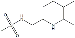 N-{2-[(3-methylpentan-2-yl)amino]ethyl}methanesulfonamide Struktur