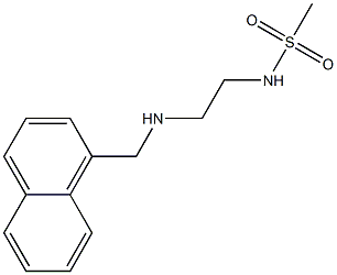 N-{2-[(naphthalen-1-ylmethyl)amino]ethyl}methanesulfonamide Struktur