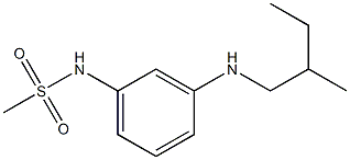 N-{3-[(2-methylbutyl)amino]phenyl}methanesulfonamide Struktur