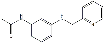 N-{3-[(pyridin-2-ylmethyl)amino]phenyl}acetamide Struktur