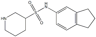 N-2,3-dihydro-1H-inden-5-ylpiperidine-3-sulfonamide Struktur