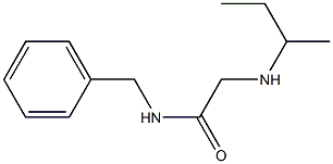 N-benzyl-2-(butan-2-ylamino)acetamide Struktur