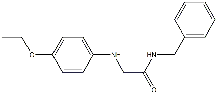 N-benzyl-2-[(4-ethoxyphenyl)amino]acetamide Struktur