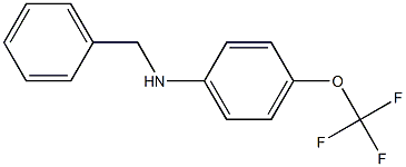 N-benzyl-4-(trifluoromethoxy)aniline Struktur