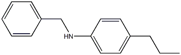 N-benzyl-4-propylaniline Struktur