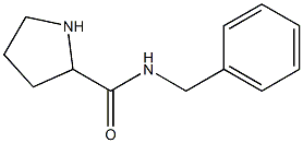 N-benzylpyrrolidine-2-carboxamide Struktur