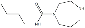 N-butyl-1,4-diazepane-1-carboxamide Struktur