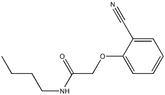 N-butyl-2-(2-cyanophenoxy)acetamide Struktur