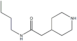 N-butyl-2-piperidin-4-ylacetamide Struktur