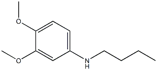 N-butyl-3,4-dimethoxyaniline Struktur