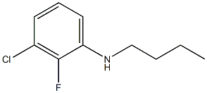 N-butyl-3-chloro-2-fluoroaniline Struktur