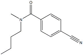 N-butyl-4-cyano-N-methylbenzamide Struktur