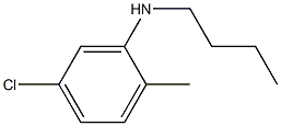 N-butyl-5-chloro-2-methylaniline Struktur