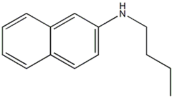 N-butylnaphthalen-2-amine Struktur