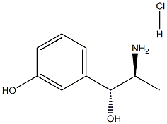 (R)--(3-Hydroxyphenyl)alaninol hydrochloride Struktur