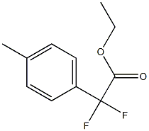 Ethyl Difluoro-(p-tolyl)acetate Struktur