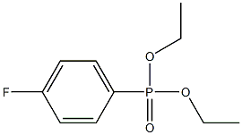 DIETHYL 4-FLUOROPHENYLPHOSPHONATE Struktur