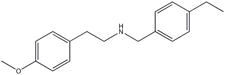 N-(4-ethylbenzyl)-2-(4-methoxyphenyl)ethanamine Struktur