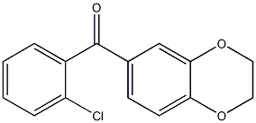 (2-chlorophenyl)(2,3-dihydro-1,4-benzodioxin-6-yl)methanone Struktur