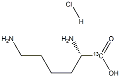 L-Lysine-1-13C  hydrochloride Struktur