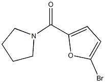 (5-bromo-2-furyl)(1-pyrrolidinyl)methanone Struktur