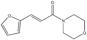 (E)-3-(2-furyl)-1-(4-morpholinyl)-2-propen-1-one Struktur