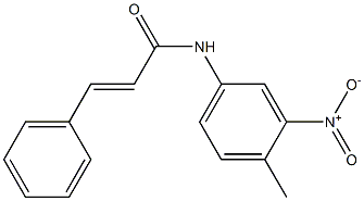 (E)-N-(4-methyl-3-nitrophenyl)-3-phenyl-2-propenamide Struktur