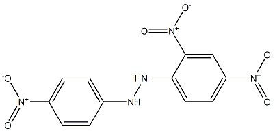 1-(2,4-dinitrophenyl)-2-(4-nitrophenyl)hydrazine Struktur