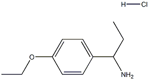 1-(4-ethoxyphenyl)-1-propanamine hydrochloride Struktur