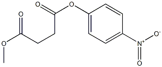 1-methyl 4-(4-nitrophenyl) succinate Struktur