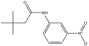 3,3-dimethyl-N-(3-nitrophenyl)butanamide Struktur