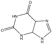 3,4,5,9-tetrahydro-1H-purine-2,6-dione Struktur