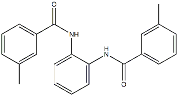 3-methyl-N-{2-[(3-methylbenzoyl)amino]phenyl}benzamide Struktur