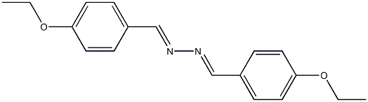 4-ethoxybenzaldehyde N-[(E)-(4-ethoxyphenyl)methylidene]hydrazone Struktur