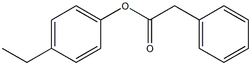 4-ethylphenyl 2-phenylacetate Struktur