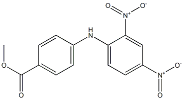 methyl 4-(2,4-dinitroanilino)benzoate Struktur