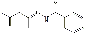 N'-[(E)-1-methyl-3-oxobutylidene]isonicotinohydrazide Struktur