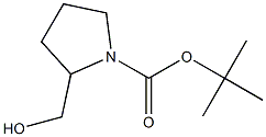 tert-butyl 2-(hydroxymethyl)-1-pyrrolidinecarboxylate Struktur