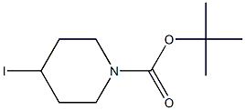 tert-butyl 4-iodotetrahydro-1(2H)-pyridinecarboxylate Struktur