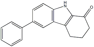 1,2,3,4-Tetrahydro-6-phenyl-9H-carbazol-1-one Struktur