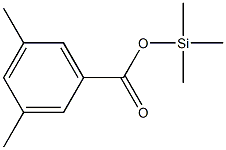 3,5-Dimethylbenzoic acid trimethylsilyl ester Struktur