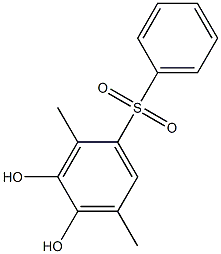 3,4-Dihydroxy-2,5-dimethyl[sulfonylbisbenzene] Struktur