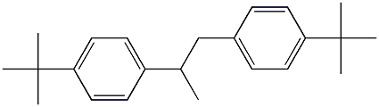 1,2-Bis(4-tert-butylphenyl)propane Struktur