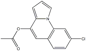 Acetic acid 8-chloropyrrolo[1,2-a]quinolin-4-yl ester Struktur