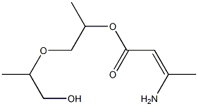 3-Aminocrotonic acid [2-(2-hydroxy-1-methylethoxy)-1-methylethyl] ester Struktur