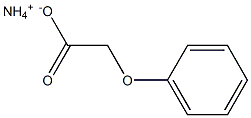 Phenoxyacetic acid ammonium salt Struktur