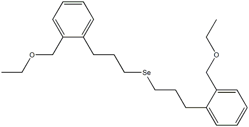 [2-(Ethoxymethyl)phenethyl]methyl selenide Struktur