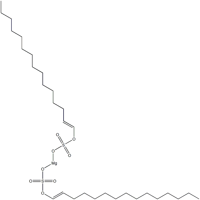 Bis[(1-pentadecenyloxy)sulfonyloxy]magnesium Struktur