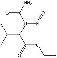 N-Carbamoyl-N-nitroso-L-valine ethyl ester Struktur