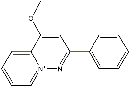 4-Methoxy-2-phenylpyrido[1,2-b]pyridazin-9-ium Struktur